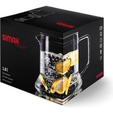 Esmo Home Sımax Look Süzgeçli Cam Demlik – 1,8 L – Borosilikat Cam – Metal Süzgeçli – Isıya Dayanıklı