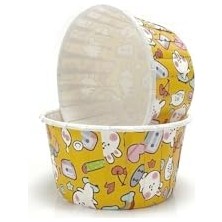 Esmo Home Cupcake Muffin Kalıbı, Jumbo Kek Kapsülü Büyük Boy Xl Tavşan Desenli 50'li