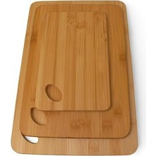Esmo Home Deconox 3 Boy Bambu Kesme Tahtası Seti, Bambu Kesim Tahtası, Bambu Et Tahtası | Pratik ve Dayanıklı 3 Boy Bambu Kesme Tahtası Seti - Mutfakta Kesme Işlemlerini Kolaylaştırın!
