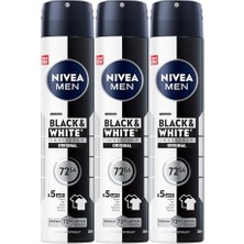 Esmo Home Men Erkek Sprey Deodorant & Invisible Original 200ML, 72 Saat Anti-Perspirant, X3 Adet, Avantajlı Set