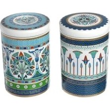 Esmo Home Lucky Art Callista Bone 2'li Kavanoz Seti 13 cm