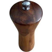 Esmo Home Akasya Komple Ahşap Gövdeli Tuz Karabiber Değirmeni Baharat Öğütücüsü 16 cm - 2 Adet - 395