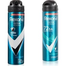 Esmo Home Rexona Men Adv Inv Ice Spr.d5 ve Rexona Men Erkek Sprey Deodorant Invisible Ocean Deep 72 Saat Kesintisiz Üstün Koruma 150 ml