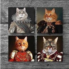 Esmo Home Patili Ekselanslar Taş Bardak Altlığı Seti - 4 Parça - Dekoratif, Rustik Mutfak Aksesuarı, 10X10 Cm, Kaydırmaz Tabanlı, Şık ve Dayanıklı SC208