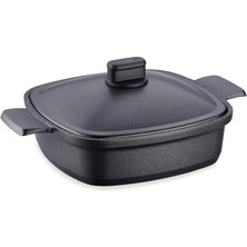 Esmo Home Korkmaz Casterra Kare Döküm Kısa Tencere 26X26X7