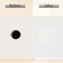 Esmo Home Yapışkanlı Vida Tapası,vida KAPATICI,18MM (Parlakbeyaz)
