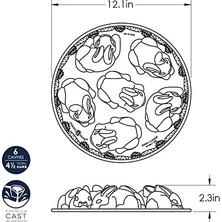 Esmo Home Nordic Ware Kek Kalıbı, Pasta Kalıbı – Paskalya Tavşanı, Alüminyum, Kahverengi, 7,6 x 30,5 x 30,5 Cm, 1 Birim