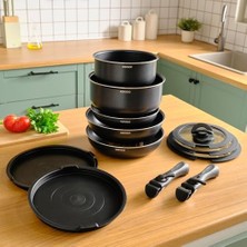 Esmo Home Karaca Biodiamond Easy Clip 12 Parça Indüksiyon Tabanlı Tencere Seti