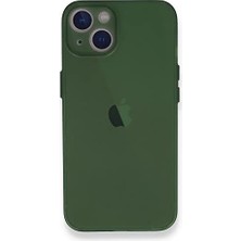 Esmo Home 14 Plus ile Uyumlu Kılıf 0.3mm Ultra Ince Hayalet Yumuşak Kapak Yeşil