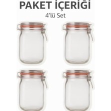 Esmo Home 4'lü Kilitli Saklama Poşeti, Kavanoz Görünümlü | 500 ml | Gıda Saklama, Baharat, Kurabiye, Makarna, Atıştırmalık Için Uygun | Pe Malzeme | Zararlı Kimyasal Içermez