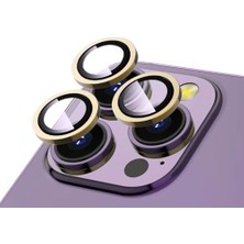 Esmo Home Ile Uyumlu 14 Pro Cl-12 Premium Safir Parmak Izi Bırakmayan Anti-Reflective Kamera Lens Koruyucu,
