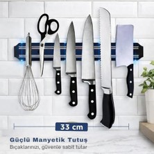 Esmo Home Bakgelal Mıknatıslı Bıçak Tutucu (33 Cm)