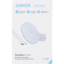 Esmo Home Powerwave 7.5 Kablosuz Hızlı Şarj Cihazı Pad ve Qualcomm 3.0 Priz Adaptörü Qi Sertifikalı 10W