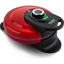 Esmo Home Schäfer Waffle Express Waffle Makinesi - Kırmızı
