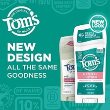 Esmo Home Tom's Of Maine Kadınlar Için Terleme Önleyici Deodorant, Doğal Toz, 25 Oz. (Ambalaj Değişebilir)