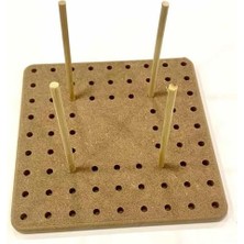 Esmo Home Orhanucuzluk Ahşap Motifmatik Tahtası 15X15 cm