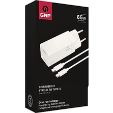 Esmo Home Gnp Genpa 65W Gan Şarj Adaptörü ve Type-C Kablo Şarj Takımı