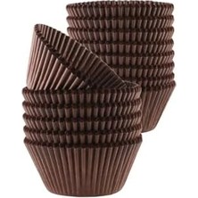 Esmo Home Takribi 200 Adet Standart Boy Kahverengi Muffin Kek Kalıbı, Browine Kalıbı 40X30 Mm, Cupcake Kağıdı Doğum Günü Parti Dekorasyonu Için