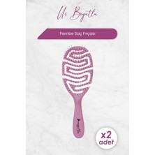Esmo Home Professional Üç Boyutlu Saç Fırçası Geri Dönüştürülebilir Pembe 4169 x 2 Adet