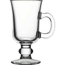 Esmo Home Paşabahçe Irish Coffee Kulplu Bardak, Sade, 230 Ml, 2 Parça