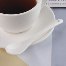 Esmo Home Porselen Kaşık 1 Adet – Baharat Kaşığı, Çay Kaşığı, Kahve Kaşığı, Fincan Kaşığı – Beyaz Seramik Mini Kaşık, Asılabilir, Bulaşık Makinesinde Yıkanabilir
