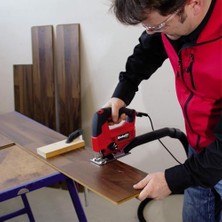 Esmo Home Dekupaj Testere Tc-Js 80/1 (550 W, Devir Sayısı 1000-3000 D/d, Devir Kontrol Elektroniği, 4 Kademeli Sarkaç Hareketi, Toz Emiş, Aletsiz Testere Bıçağı Değişimi) - 4321145