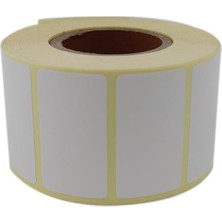 Yenibağ Termal Etiket 45MM x 25MM Ruloda 1000 Adet 40MM Kuka Çapında Direk Termal Transfer Etiketi