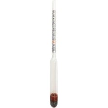 Esmo Home 13 cm Kısa Form Alkol-Metre Dansimetre 0-100 Derece