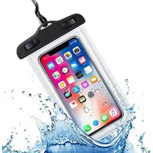 Esmo Home Su Geçirmez Cep Telefonu Kılıfı Tüm Telefonlara Uygun (7 Inçe KADAR)%100 Waterproof (Siyah)