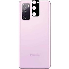 Esmo Home Galaxy S20 Fe ile Uyumlu 3D Kamera Lens Koruma Camı Siyah