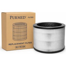 Esmo Home Purmed Winix Zero Compact Uyumlu Filtre (O) – Hepa + Aktif Karbon Filtre | Hava Temizleyici Yedek Filtre | Alerjen, Koku ve Toz Giderici | Kompakt Uyumlu Set