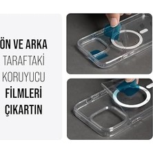 Esmo Home Için Kılıf Kamera Korumalı Şarj Özellikli Şeffaf Renkli Kılıf (11 Siyah)