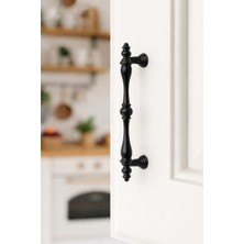 Esmo Home 335/096/16 5'li Mat Siyah Dolap & Çekmece Kulpu 96 mm – Metal Mobilya Kulpu (5’li Paket)