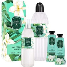Esmo Home Yasemin Kolonyası 400 Ml, 150 ml ve 2 Adet El ve Vücut Kremi 50 ml