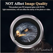 Esmo Home - ile Uyumlu Galaxy S23 Ultra Kamera Lens Camı Tek Parçalı Darbeye Çiziğe Dayanaklı Anti-Spy (5'parçalı)