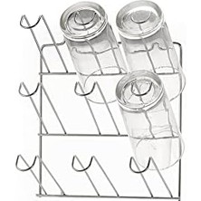 Esmo Home Bardak Düzenleyici Askı ve Kurutmalık,bulasıklık Duvar Monte 19X12X24CM