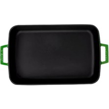 Esmo Home Lava Dikdörtgen Tepsi 22X30CM Yeşil