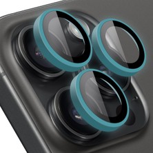 Esmo Home Labs 14 Pro Max / 14 Pro Neon Metal Lens Koruyucu (Sky Blue)
