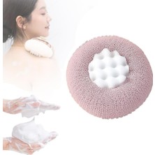 Esmo Home Vantuzlu Banyo Masaj Süngeri Peeling Etkili Vücut Kesesi ve Köpürtücü, Duş Süngeri, Duş Kesesi, Lif