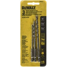 Esmo Home Dewalt DW2571 3 Piece Rotary Masonry Drill Bit Set