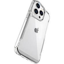 Esmo Home 16 Pro Max Için Defend Serisi Kristal Berraklığında Ultra Şeffaf Arkası Sert Polikarbonat Kenarları Yumuşak Silikon Super Koruyucu Özellikli Kılıf (Şeffaf, 16 Pro Max)