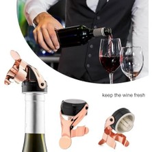 Esmo Home Bolivia's Şampanya Kapatıcı Tıpa, 2 Adet Paslanmaz Çelik ve Gıda Sınıfı Silikon, Sızdırmaz, Taze Tutar, Yeniden Kullanılabilir, Şarap, Şampanya, Cava ve Köpüklü Şaraplar Için Mantar