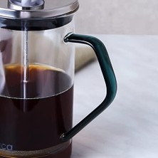 Esmo Home Karaca Coffe Bean Borosilikat Cam French Press Cool Green 600 ml