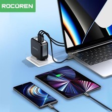 Esmo Home 60W Type-C To Type-C Rgb Aydınlatmalı Örgülü Şarj ve Data Kablosu 1 Metre