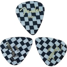Yenibağ 351 Shape Graphic Picks (Thin 0.46, Checker 3 Adet)