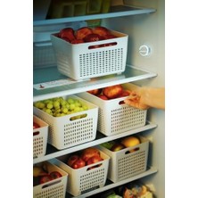 Esmo Home Selka Home 3'lü Küçük Boy Lavin Süzgeç (2 Litre) Ekru