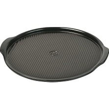 Esmo Home Emile Henry Pizza Taşı Seramik 37 x 37 Cm, Seramik, Karbon, 37X37X3 cm