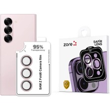 Esmo Home Galaxy Z Fold 6 Ile Uyumlu Cl, 11 Safir Parmak Izi Bırakmayan Anti, Reflective Kamera Lens Koruyucu, Pembe