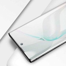 Esmo Home Galaxy A91 (S10 Lite) ile Uyumlu Temperli Cam Full Ekran Koruyucu Kkd Siyah