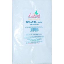 Esmo Home Beyaz Kil Öğütülmüş Doğal Saf Naturel 500 gr Paket